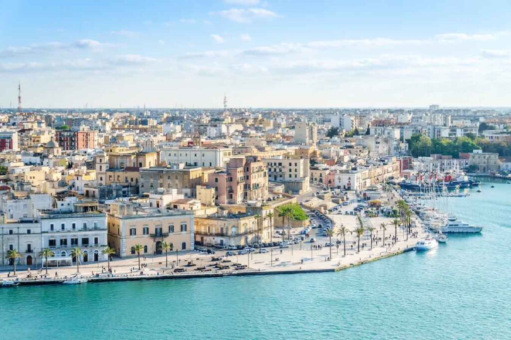Brindisi vista dall'alto