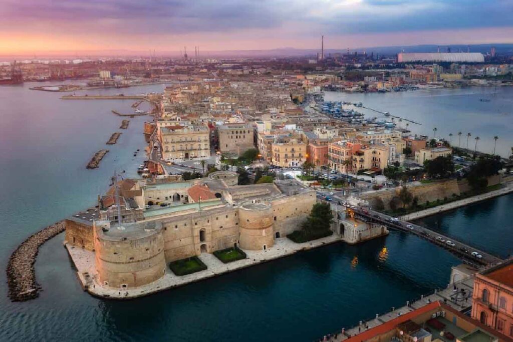 Taranto vista dall'alto